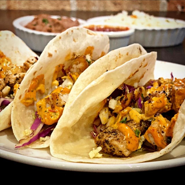 Tacos - Mahi Mahi (Flour Tortillas).