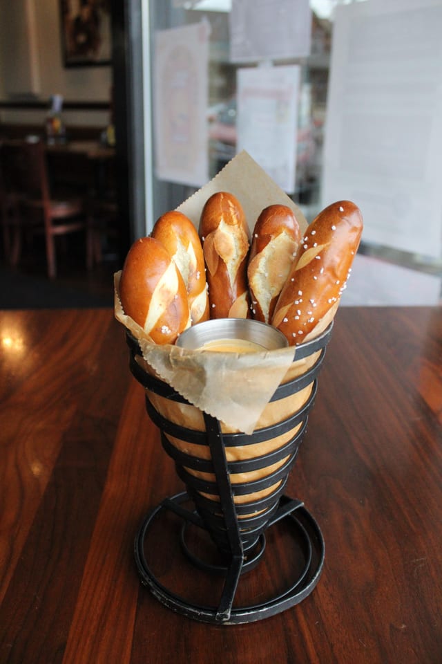 Beer Cheese Pretzels.