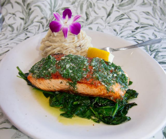 Lemon Dill Salmon.